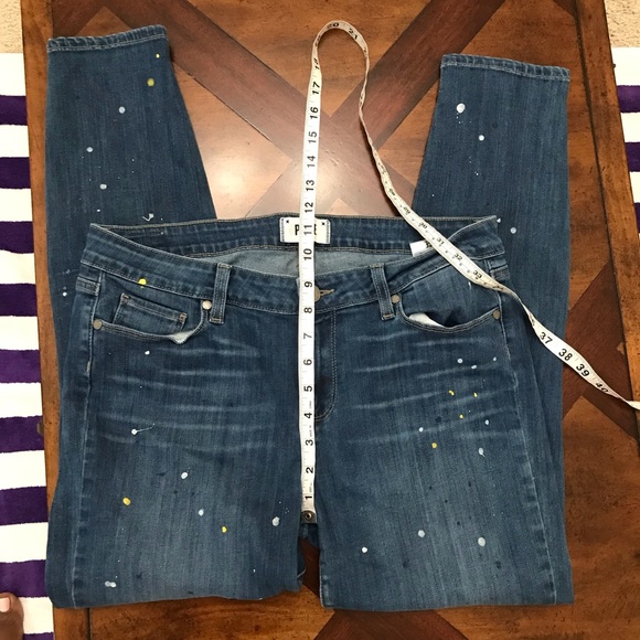 Paige Verdugo Ankle paint splatter Jeans - Picture 9 of 11